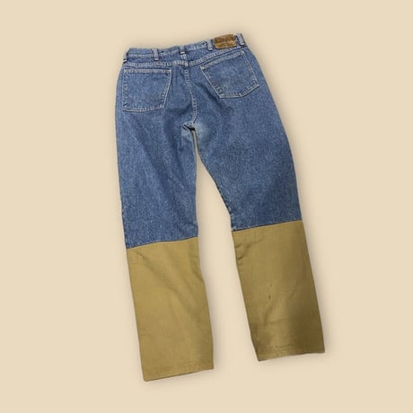 [USED] wrangler ダブルニー DENIM PANTS！