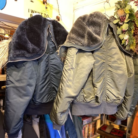 [USED]  OLD N-2B JKT made in USA. OLIVE