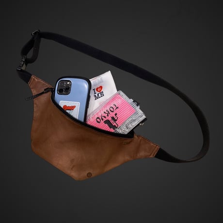 [USED] レザーのウエストPOUCH