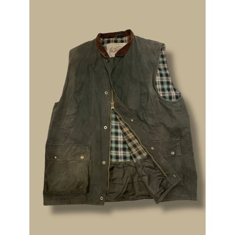 [USED] オイルド ベスト made in ENGLAND.