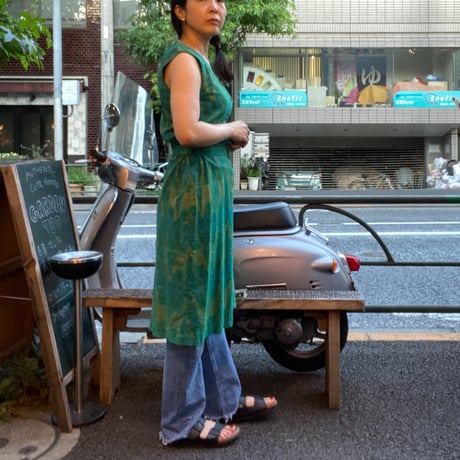 [USED] Greenノースリーブワンピース