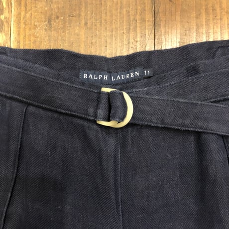 [USED] RALPH LAUREN ベルトタックパンツ