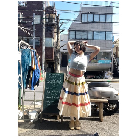 [USED] American apparel クロップドTee