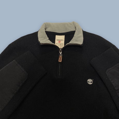 [USED] "Timberland" HALF ZIP  KNIT