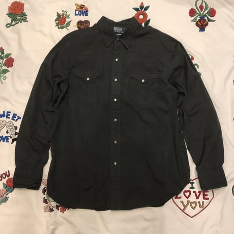 [USED] Polo Ralph Lauren ウエスタンシャツ！
