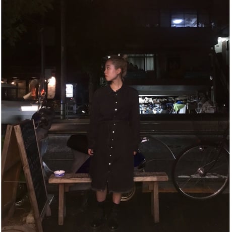 [USED] BLACK DENIM フリンジワンピース