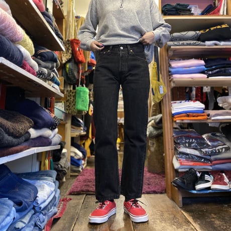 [USED] Levi's 501 STUDENT BLACK DENIM！