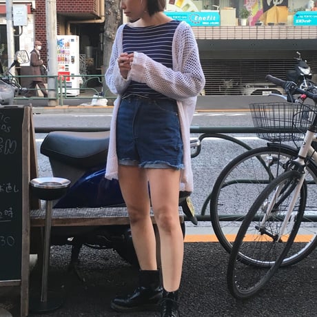 [USED]Ralph LaurenサラサラボーダーTOPS