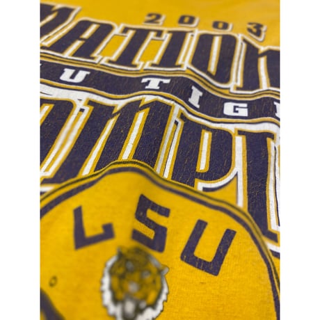 [USED] 'LSU TIGERS' 2003 チャンピオンシップ/ロンTEE