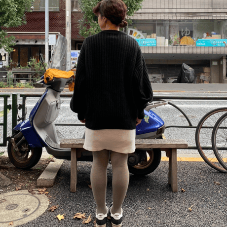 [USED] ゆるっとブラックカーディガン