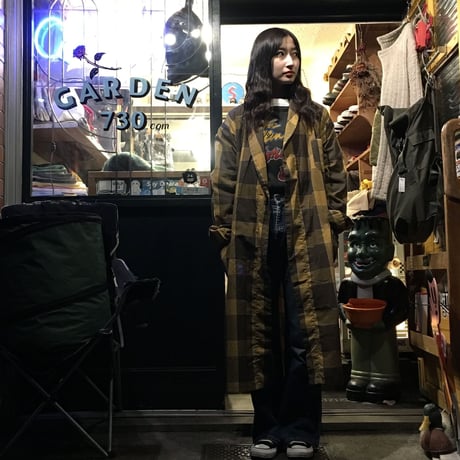 [USED] 60's~70's BRENT チェックガウン