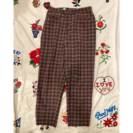 [USED] ITALY SUMMER チェック パンツ