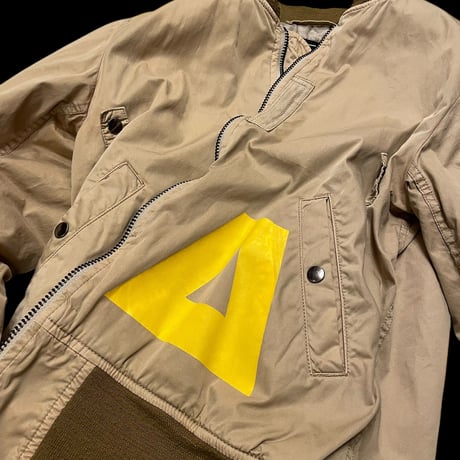 [QP ○△ ⇄ garden] 002 MA-1 BEIGE