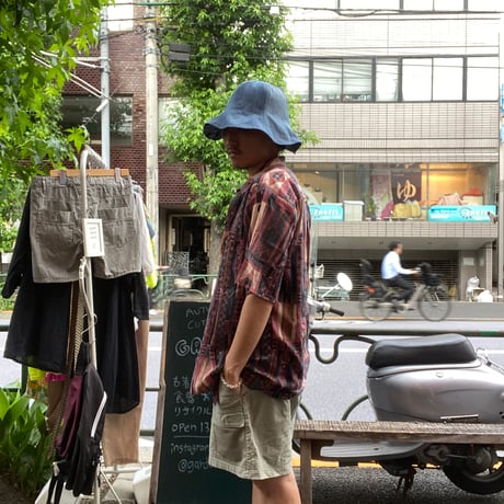 [USED]総柄S/S shirt