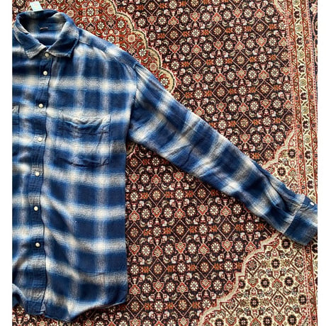 [USED] オンブレチェック レーヨンSHIRTS