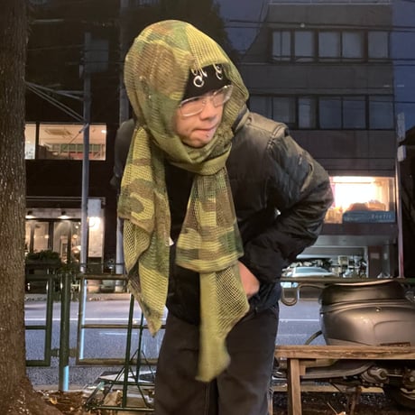 [select] CAMO柄 MESH SCARF