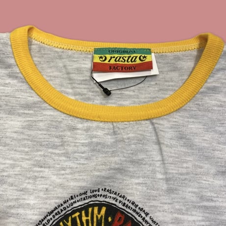 [Deadstock] ラスタカラー🌿リンガー Tee
