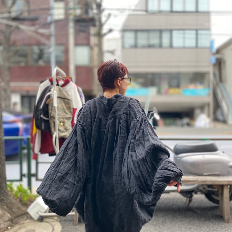 USED] Leinen BLACK チュニック🖤 | garden730