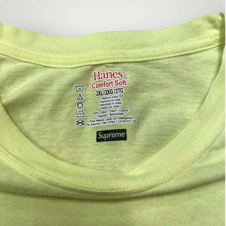 [USED] Supreme ×Hanes Tee！