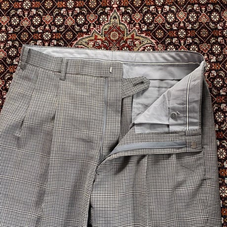 [USED] グレンチェック　スラックス