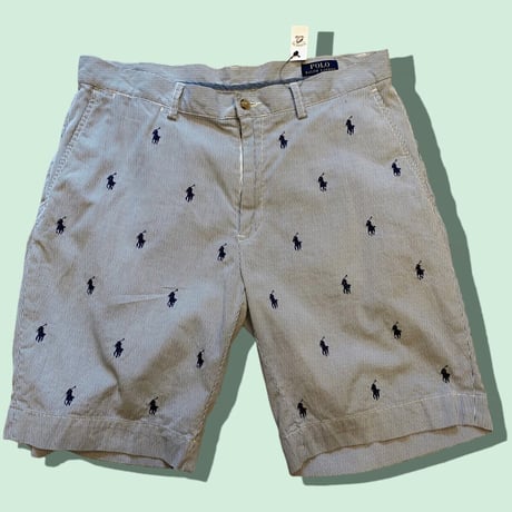 [USED] Ralph Lauren COTTON 刺繍shorts