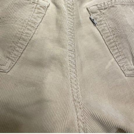 [USED] ITALY Levis 505 コーデュロイ IVORY