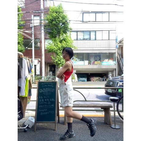 [USED] vintage WHITE O/ALL short丈