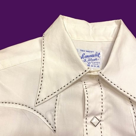 [USED] vintage  ROCK MOUNT S/S ウエスタンshirt