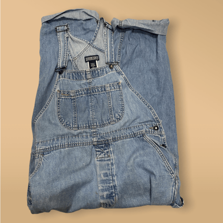 [USED]  LANDS' END DENIM OVERALL