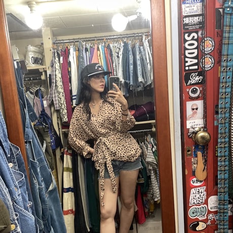 [USED]see by chloe レオパード シャツ ワンピース♡