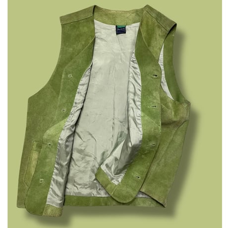 [USED]"BENETTON" スエードベスト💚