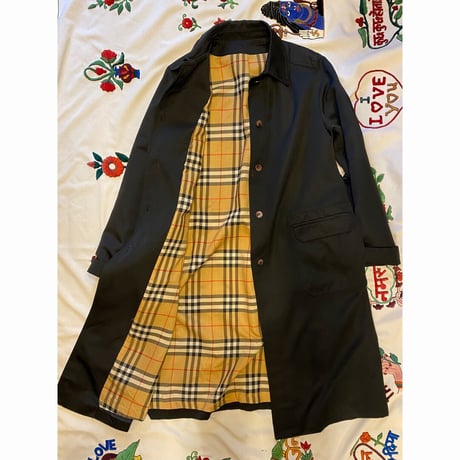 [USED] made in U.S.A.  BLACKステンカラーコート！