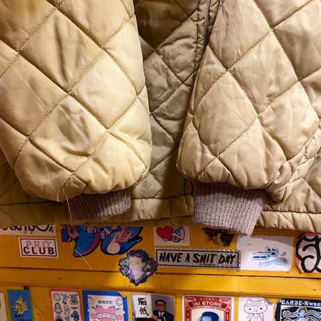 [USED] 60~70's EURO vintage 中綿キルティングJACKET