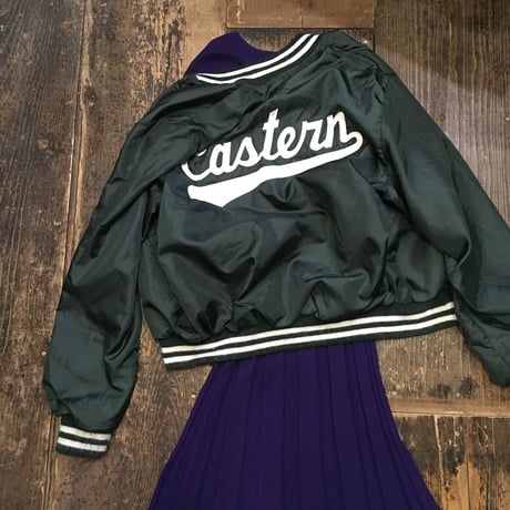 [USED] made in U.S.A. 深緑色のスタジャン