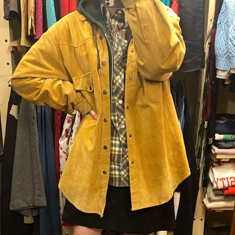 [USED] vintage スエード シャツ
