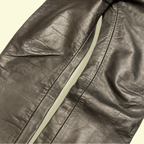 [USED] made in PAKISTAN!! LEATHER PANTS