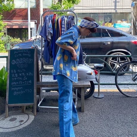 [USED] パイナッポー DENIM シャツ