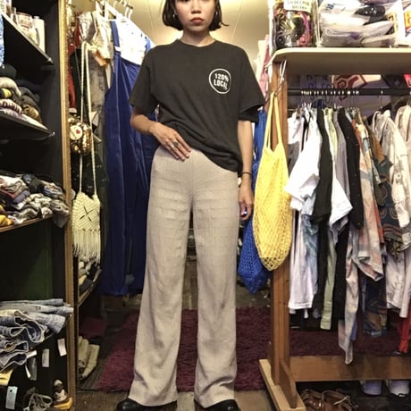 [USED]ニット模様の イージーパンツ