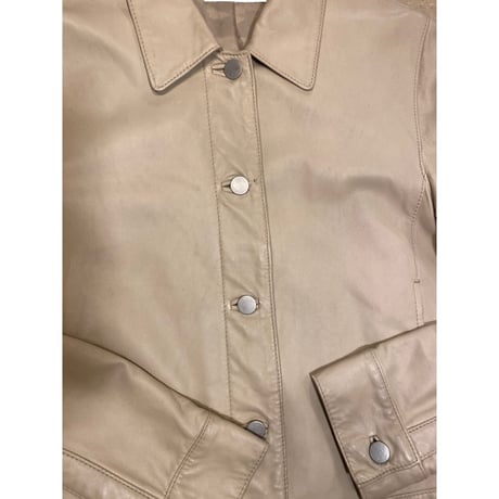 [USED] DKNY ラムレザージャケット