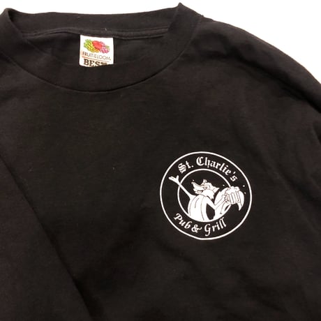 [GARDEN-works ] SHORT  ロンTee  胸プリ "PUB & GRILL"