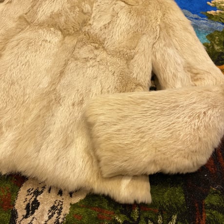 [USED] rabbit fur jacket♡