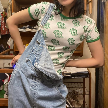 [USED] SUPER GIRL DENIM OVERALL!