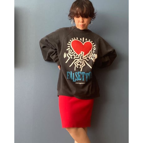 [USED] 90's Vintage  キースへリング 両面SWEAT