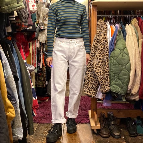 [USED] Levi's 501 WHITE！