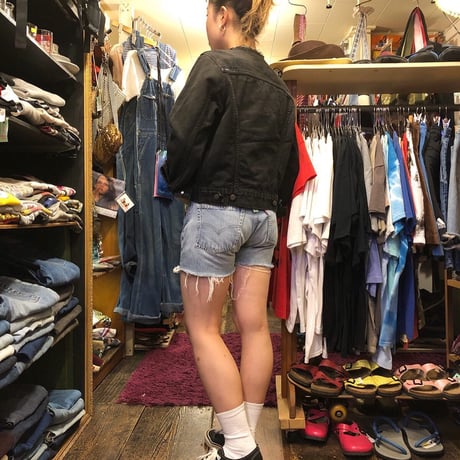 [USED]  Good Size! Levi's BLACK DENIM JKT