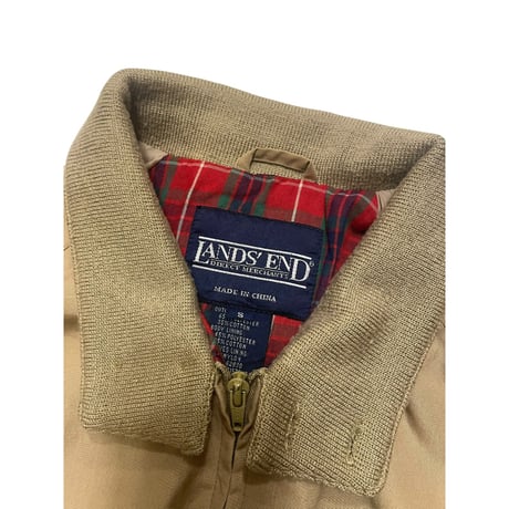 [USED] 90's "LANS END"G-9 ハリントンJKT