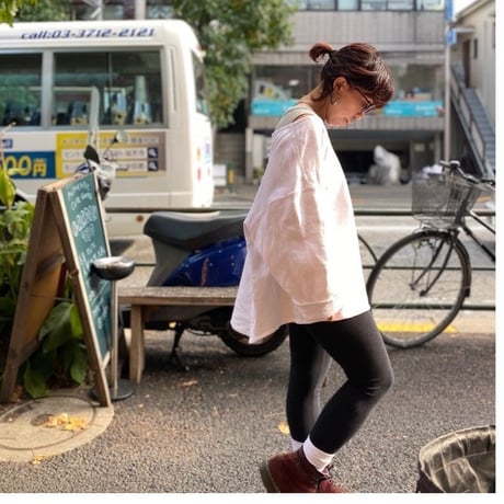 [USED] リブ無しBIGスエット