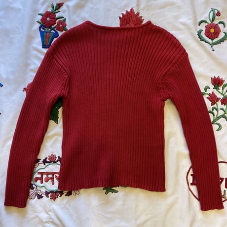 [USED] 真っ赤な COTTON  KNIT♡