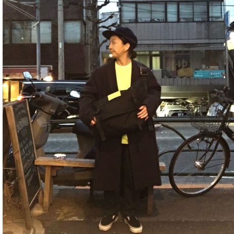 [USED] DARK NAVY ロング コート