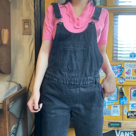 [USED]BLACK DENIM オーバーオール